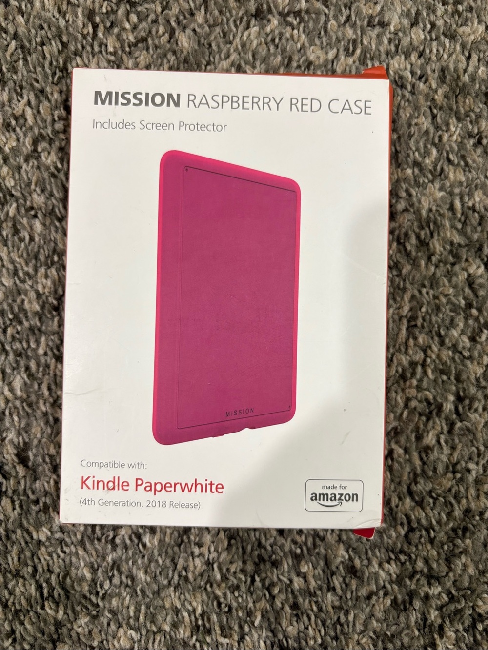 Amazon Mission Raspberry Red Kindle Paperwhite Case